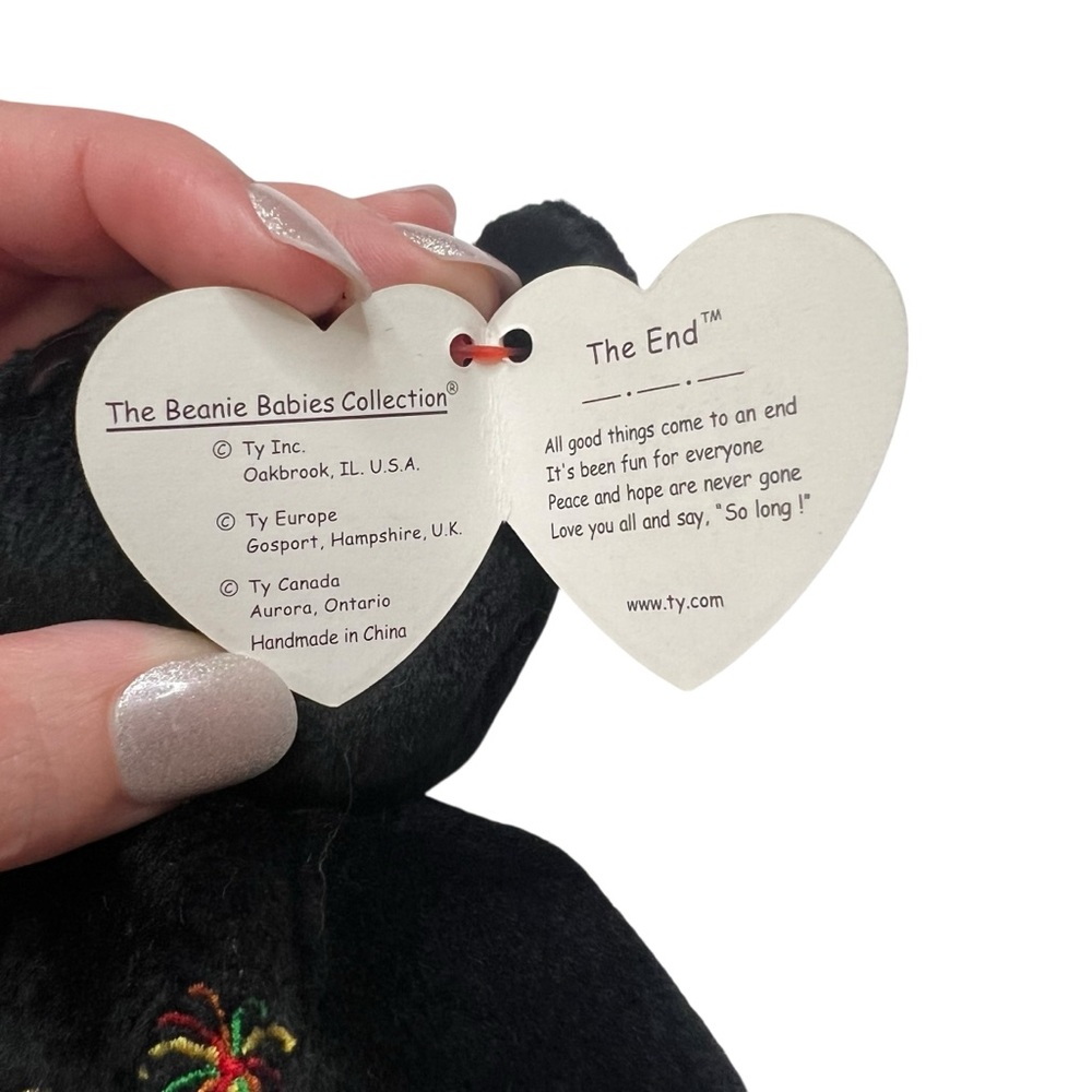 Vintage The End Ty Beanie Baby Plush - Picture 3 of 6